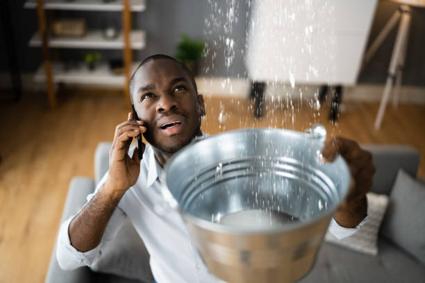 Water damage restoration process in St John, MO